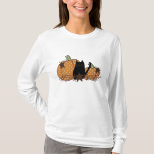 Cat and Pumpkins Shirt