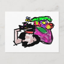 Cat and spring flowers 