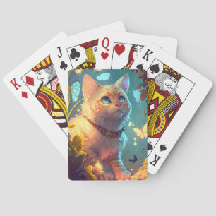 Cat Animal Portrait Painting Pet Character Spielkarten