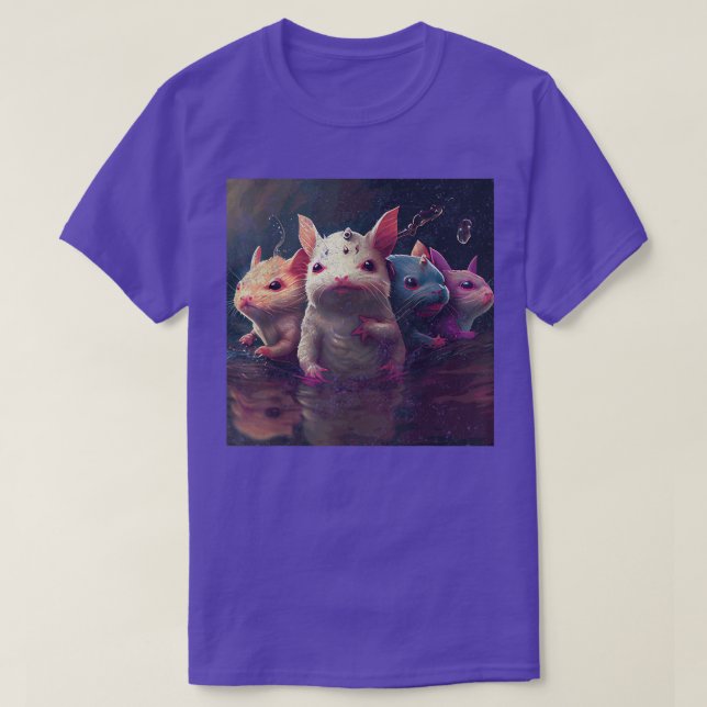 Cat Aolotl Squad T-Shirt (Design vorne)