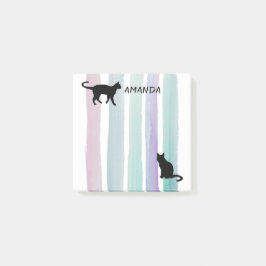 Cat-Aquarelldesign-Sonderanweisung Post-it Klebezettel