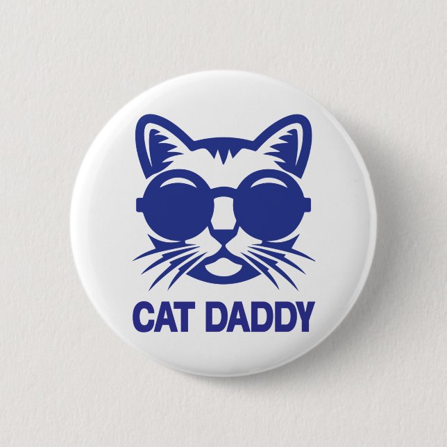 Cat Art Cat Daddy Button (Vorderseite)