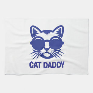 Cat Art Cat Daddy Geschirrtuch