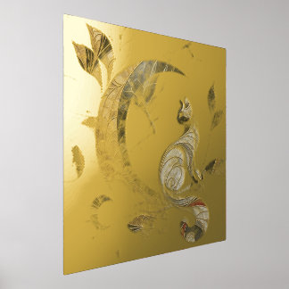Cat Art Deco Foto Tile Foliendrucke