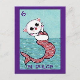 Cat Art, El Dulce, Postcard Postkarte