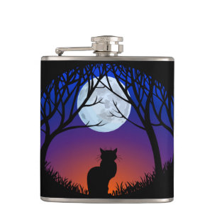 Cat Art Flask Custom Cat Lover Drinks Flaschen & G Flachmann