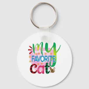 Cat Art My Lieblings Cat Schlüsselanhänger