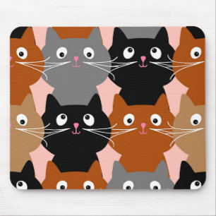 CAT ART NIEDLICHE KATZEN MOUSEPAD