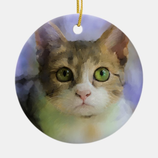 Cat Art Ornament (Vorne)