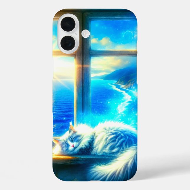Cat Art Phone Case (Rückseite)
