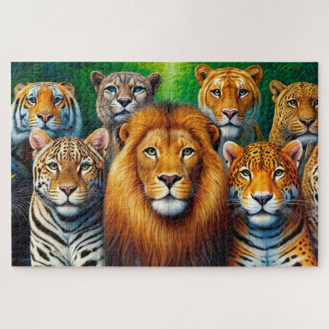 Cat Art Puzzle (Horizontal)