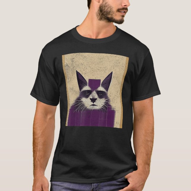Cat Art T-Shirt (Vorderseite)