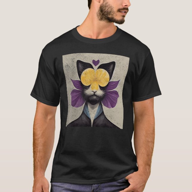 Cat Art T-Shirt (Vorderseite)