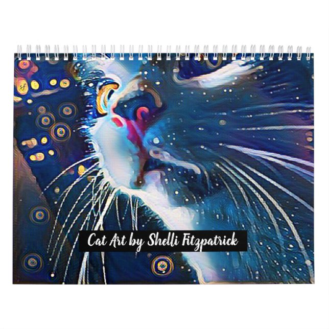 Cat Art von Shelli Fitzpatrick Weil, Katzen Kalender (Titelbild)
