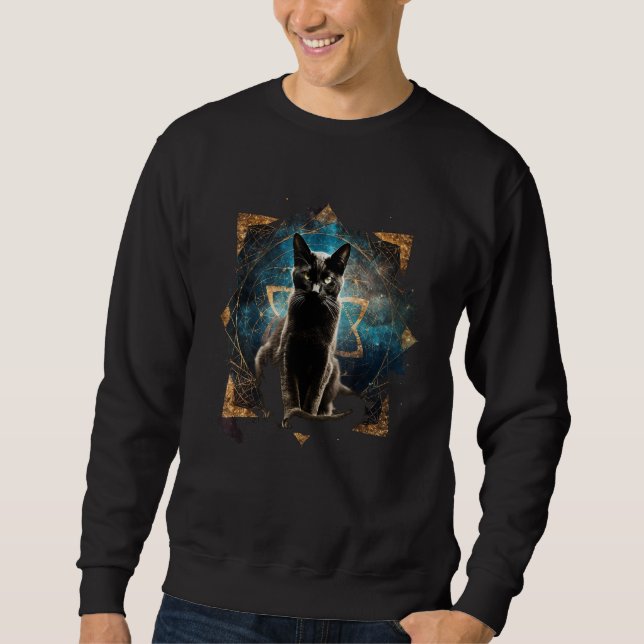 Cat Artwork  Cat Motif Animal Cat Sweatshirt (Vorderseite)