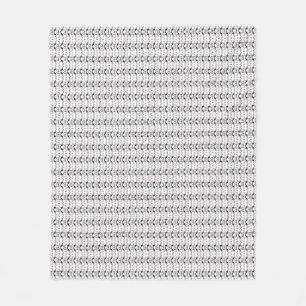 Cat Artwork Niedliches Katzenmuster Nahtloser Hi Fleecedecke