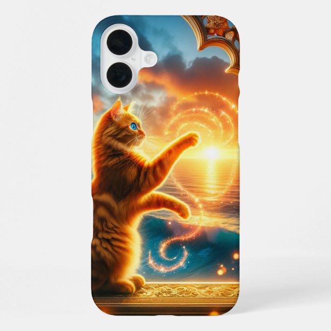 Cat Artwork Phone Case iPhone Hülle (Rückseite)