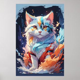 Cat Artwork Poster