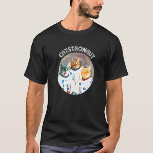 Cat Astronaut Catstronaut Funny Science Scientist T-Shirt