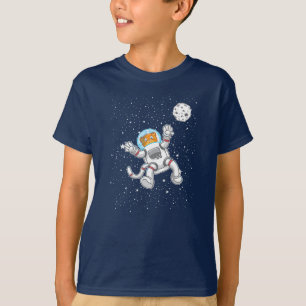 Cat Astronaut im Weltraum Anzug Funny Astronomie T-Shirt