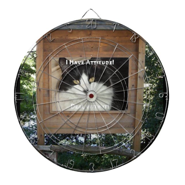 Cat Attitude Dartscheibe (vorne)