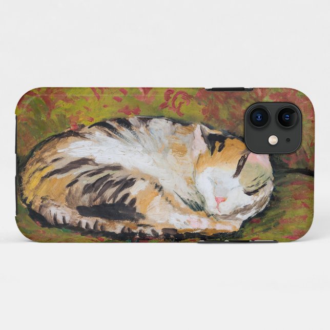 Cat, August Macke Case-Mate iPhone Case (Rückseite (Horizontal))