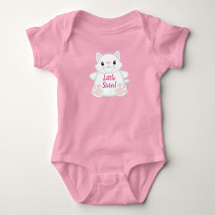 Cat Baby Dusche Kitty Pink Baby Strampler