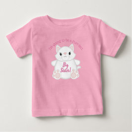 Cat Baby Dusche Kitty Pink Baby T-shirt