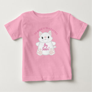 Cat Baby Dusche Kitty Pink T-shirt