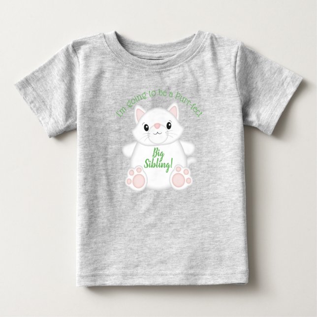 Cat Baby Shower Kitty Baby T-shirt (Vorderseite)