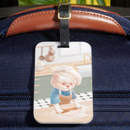 Cat Baker Baby - Cosy Morning Kneading Gepäckanhänger