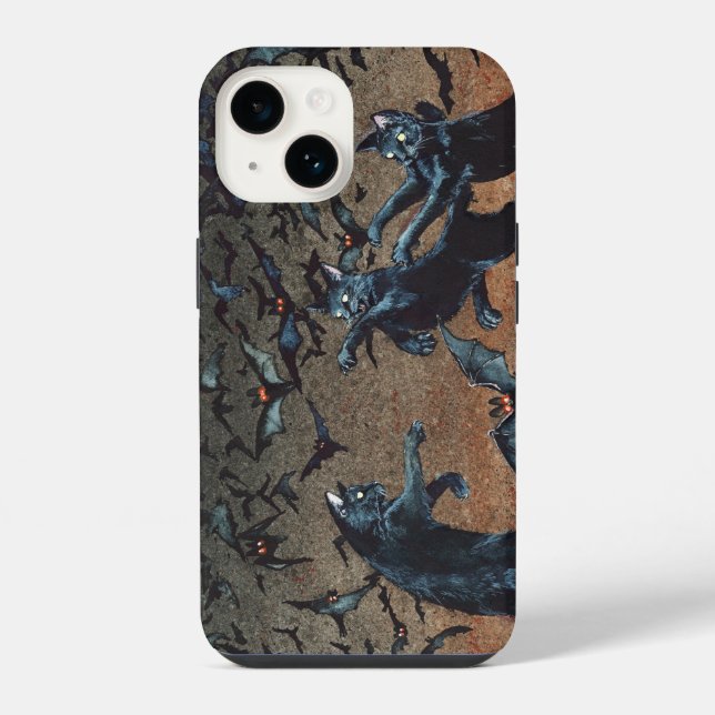 Cat Batch Phone Case iPhone Hülle (Rückseite)
