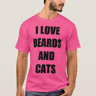 Cat Beard Lover Funny Gift Idee Klassisches T-Shir T-Shirt