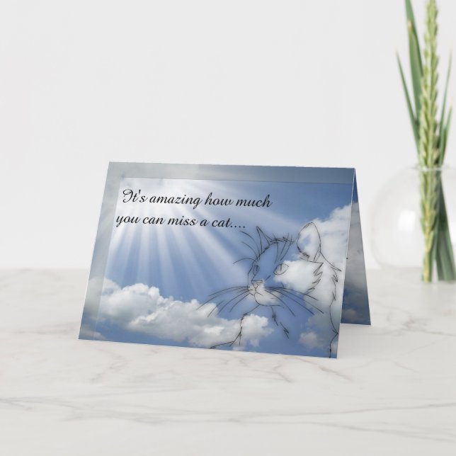Cat Beileid - Entschuldigung für Ihren Verlust Karte (Vorderseite)