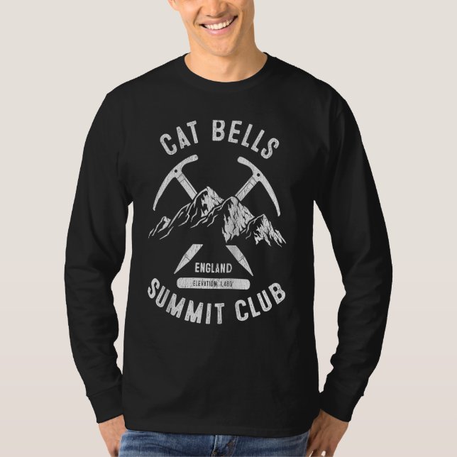 Cat Bells Summit Club I Climbed Cat Bells Raglan B T-Shirt (Vorderseite)