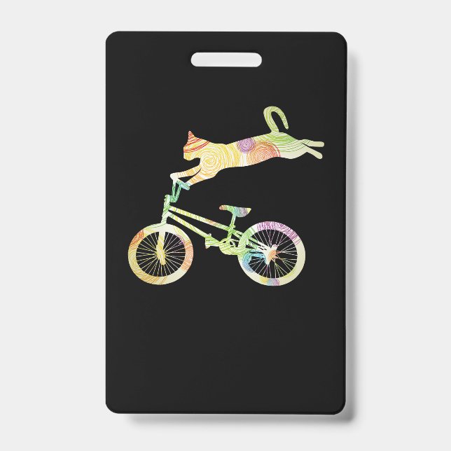 Cat Bike Cycling Bicycle - Ihre Geschenksammlung Ausweis (Vorderseite)