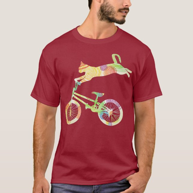 Cat Bike Cycling Bicycle - Ihre Geschenksammlung T-Shirt (Vorderseite)