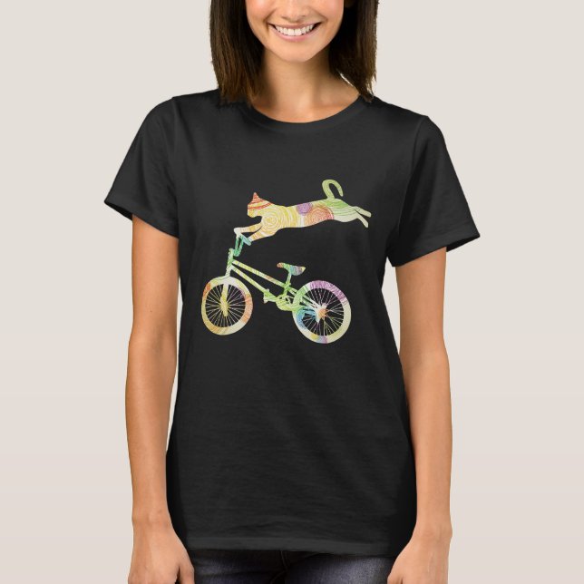 Cat Bike Cycling Bicycle - Ihre Geschenksammlung T-Shirt (Vorderseite)