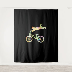 Cat Bike Cycling Bicycle - Ihre Geschenksammlung Wandteppich