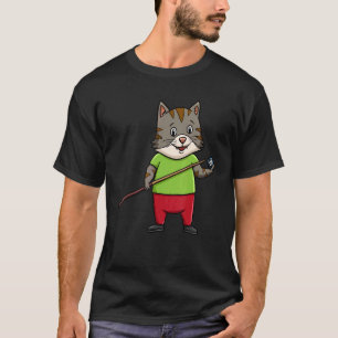 Cat Billiard Ball Snooker Pool Player Billiard Cha T-Shirt