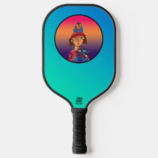 Cat bird lady pickleball schläger