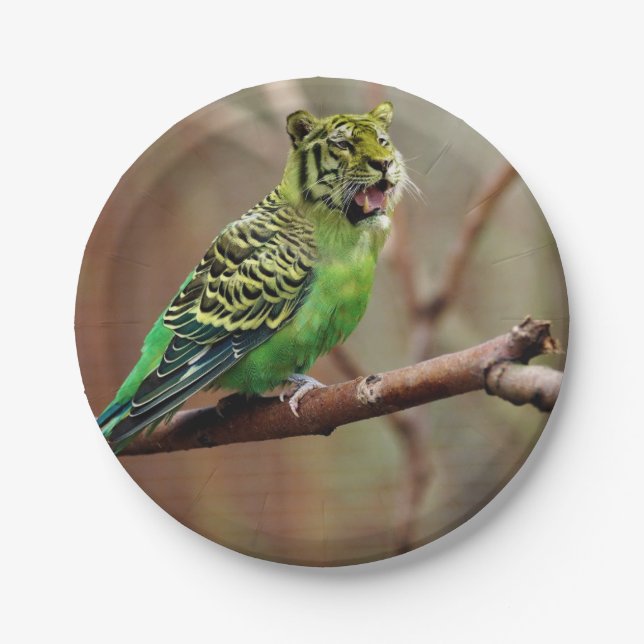 Cat-Bird Pappteller (Vorderseite)