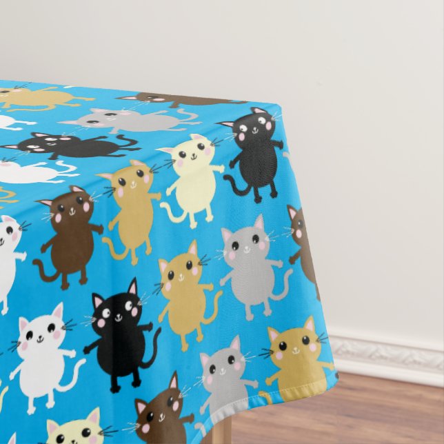 Cat Birthday Party Tischdecke (Beispiel)
