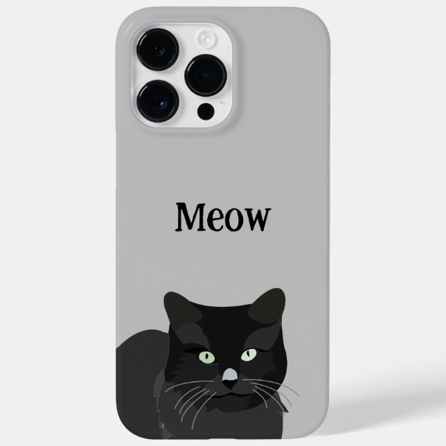 Cat Black Cat Case-Mate iPhone Hülle (Rückseite)