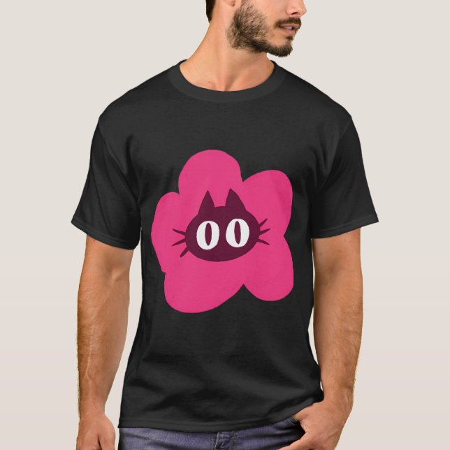 Cat-Blume T-Shirt (Vorderseite)