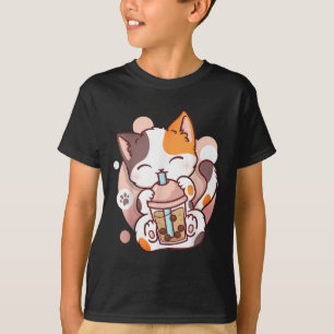 Cat Boba Tea Bubble Tee Anime Kawaii Neko