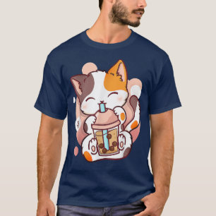 Cat Boba Tea Bubble Tee Anime Kawaii Neko für Mädc