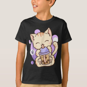 Cat Boba Tea Bubble Tee Anime Kawaii Neko für Mädc