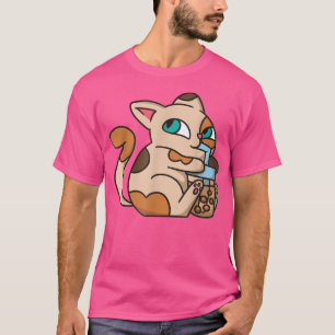 Cat Boba Tea Bubble Tee Anime Kawaii Neko für Mädc