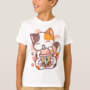 Cat Boba Tea Bubble Tee Anime Kawaii Neko für Mädc